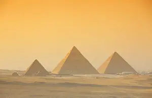 Unesco World Heritage Sites In Egypt Drucke: Pyramid complex at Giza