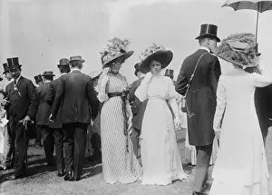 Horse Racing Spectators Drucke: Racegoing Style