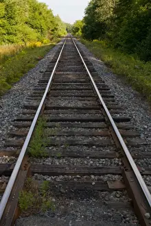 Railway Track Photography Drucke: Railway bed