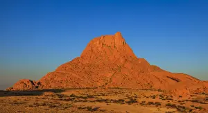 Namibian Natural Wonders Drucke: Rock formations in the evening light around the Spitzkoppe, Namibia
