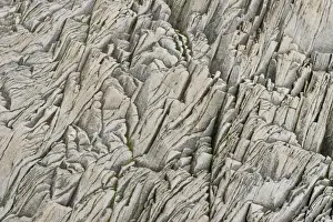 Basalt Formations Iceland Drucke: Rock layers, Halsanefshellir Cave with basalt formations