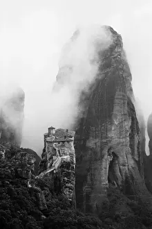 Meteora Monasteries Greece Drucke: Rosanou Monastery