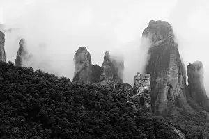 UNESCO World Heritage Site Meteora Drucke: Rosanou Monastery