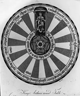 König Artus Drucke: Runde Tafel