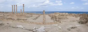 Mediterranean Sea Photography Drucke: Sabratha