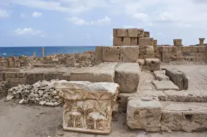 Mediterranean Sea Landmarks Drucke: Sabratha