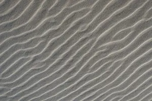Denmark Coastal Scenery Drucke: Sand structure, wind ripples, beach, Denmark