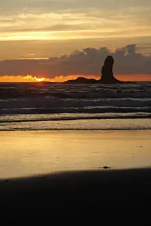 Olympic Coast Beach Drucke: Second Beach at La Push, Olympic Coast, Washington, USA