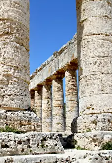 Segesta Temple Drucke: Segesta Temple in Sicily