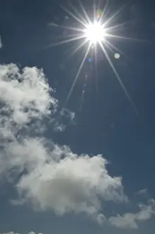 Backlit Landscape Photography Drucke: Sky, clouds, sun
