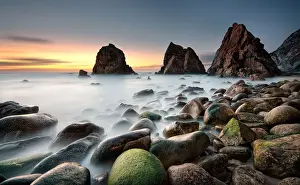 Ursa Beach Portugal Drucke: Small islands