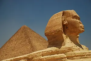 Egyptian Sphinx Drucke: Sphinx and Pyramid