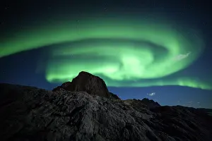 Northern Lights Photography Drucke: Spirale Aurora