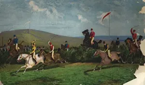 Horse Racing UK Drucke: Steeplechase