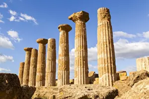 Temple Of Heracles Sicily Drucke: Temple of Heracles, Sicily