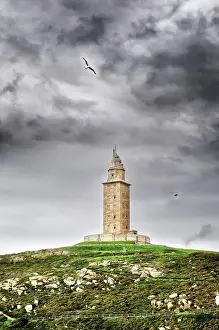 Roman Ruins Photography Drucke: The Tower
