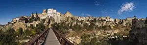High Angle Views Of Cities Drucke: View of the city of Cuenca