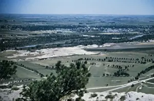 Daytime Outdoor Scenes Drucke: View From Scotts Bluff