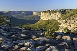 No People Outdoor Nature Scene Drucke: View from Table Mountain Pai Inacio, Chapada Diamantina, Lencois, Bahia, Brazil