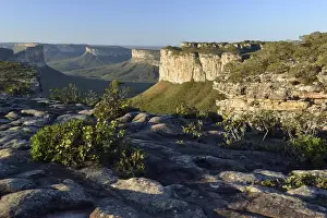 Table Mountain Landscape Photography Drucke: View from Table Mountain Pai Inacio, Chapada Diamantina, Lencois, Bahia, Brazil