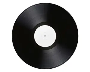 Black Vinyl Records Drucke: Vinyl record