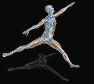 Digitaler generierter Bildschirmbild von menschlicher Darstellung, die Balletttanz aufführt
