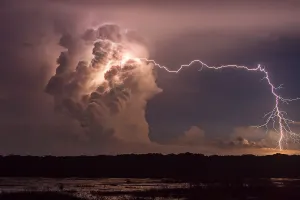 Stormy Weather Photography Drucke: Bolt from the blue