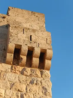 Ancient Civilization Buildings Drucke: The walls of Jerusalem, architectural detail