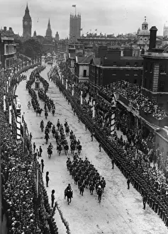 Yeoman Of The Guard Drucke: Whitehall Procession