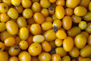 Fruit Vegetable Photography Drucke: Yellow cherry tomatoes
