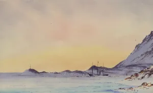 Entdeckung im Winterquartier, Blick nach Norden über McMurdo-Sound