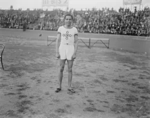 Great Britain Olympic Team Drucke: Harry Edward, Polytechnic Harriers, Olympic Runner, 100 yards champion 1921 Harry