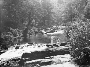 Drucke von Lynton im Devon 1925 Lynton Drucke: Lynton im Devonschiffrieden von 1925