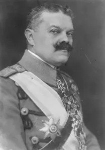1920s Black And White Photography Drucke: A striking portrait study of General Nikoleanu. 6 June 1927