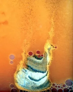 Abstrakt Drucke: Die astrale und ätherische Welt - die Flüssigkeitswelt des Ätherischen - abstrakte visuelle Darstellung