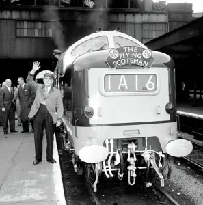 London: Herr Lord Charles Ellington, von Kings Cross, 57 Jahre alter britischer Eisenbahnzug.