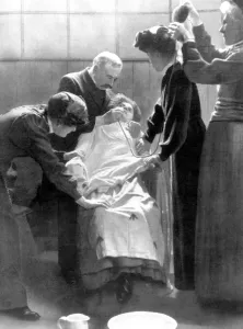 Suffragette Drucke: Die Zwangsfütterung von Frauenrechtlerinnen 1912