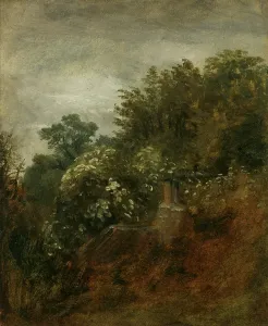 Haus im Baum bei Hampstead von John Constable (1776-1837)