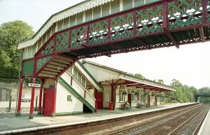 Cornwall Railway History Drucke: Railway Station, St Austell, Cornwall. July 1990