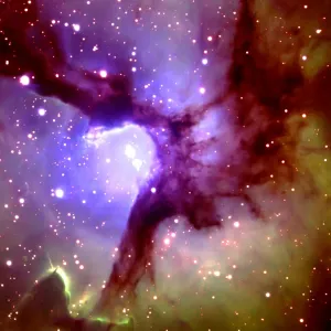 Space Photography Drucke: Space-Trifid Nebula