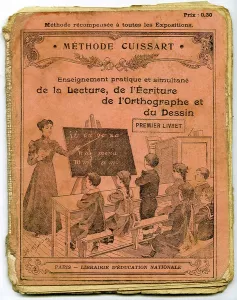 Achille Beltrame Drucke: Deckung eines Handbuchs der praktischen und gleichzeitigen Unterrichts in Lesen