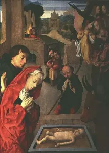Die Geburt, 1500 (Tafel)