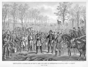 Confederate Army Defeat Drucke: Capitulation & Surrender of Robt. E. Lee & His Army at Appomattox Chi. Va. to Lt. Genl