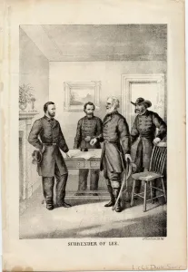 Übergabe von Lee (Litho)