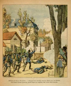 Die östliche Armee von Eugene Sergeant, bekannt als Grenest, illustriert von Louis Bombled.