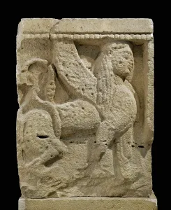Gerahmter Druck : Eine Sphinx. Gerahmter Druck : Eine Sphinx.