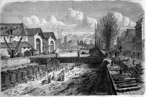 Urban Planning History Drucke: Transformations of Paris under the Second Empire, Haussmann Paris