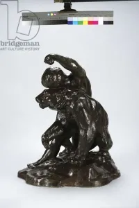 Puma und Kind (Bronze)