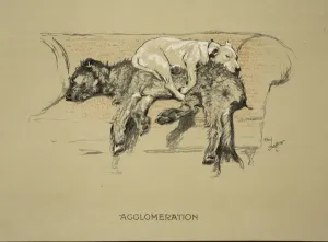 Bildende Kunst Drucke: Klagerung, 1930, Erster Ausgabe von Schlafgefährten, Aldin
