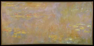 Drucke von Wasserlilien von BAL99413 nach dem Jahr 1916 (Ölgemälde auf Leinwand) von Monet, Claude (1840-1926); 200.7x426.7 cm; National Gallery in London, UK; Französisch, urheberrechtlich nicht geschützt Claude Monet Drucke: Wasserlilien, nach 1916 (Ölgemälde)
